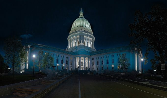 Panoramic image of the Capitol building