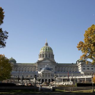 The State Capitol Building, Pennsylvania.